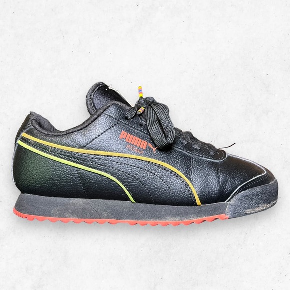Puma Romas Women’s/Girls Sneakers Glow in the‎ Dark 389041-01 Size 4 - Picture 1 of 12